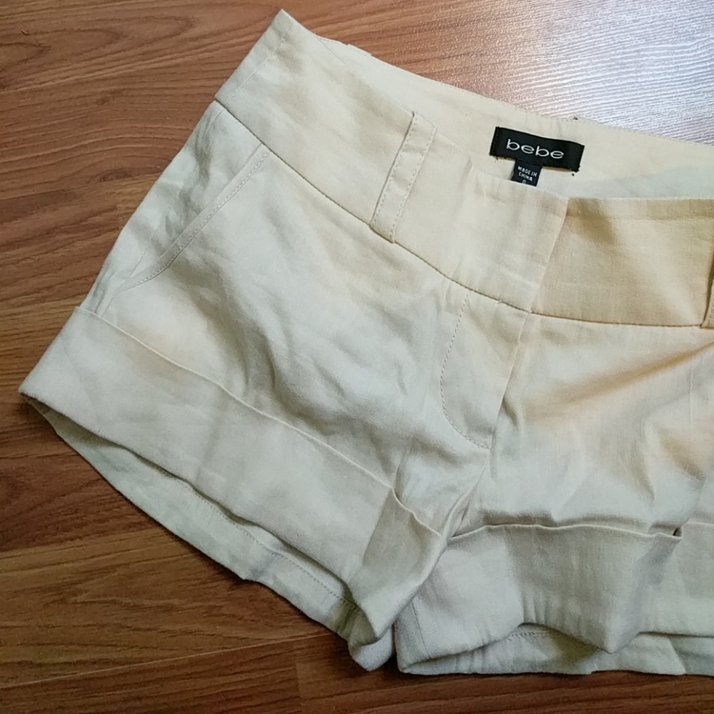 Linen shorts